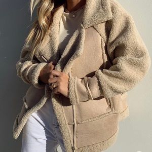 PRINCESS POLLY Sherpa Jacket